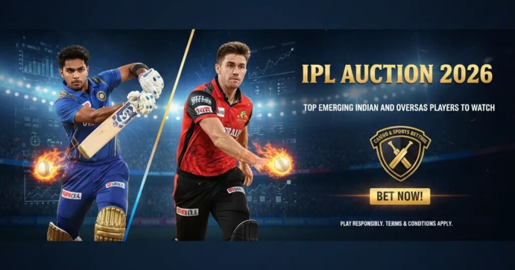 IPL Auction 2026: Top Emerging Indian and Overseas Players to Watch