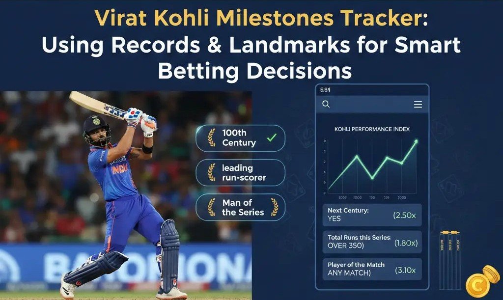 Virat Kohli Milestones Tracker: Using Records & Landmarks for Smart Betting Decisions