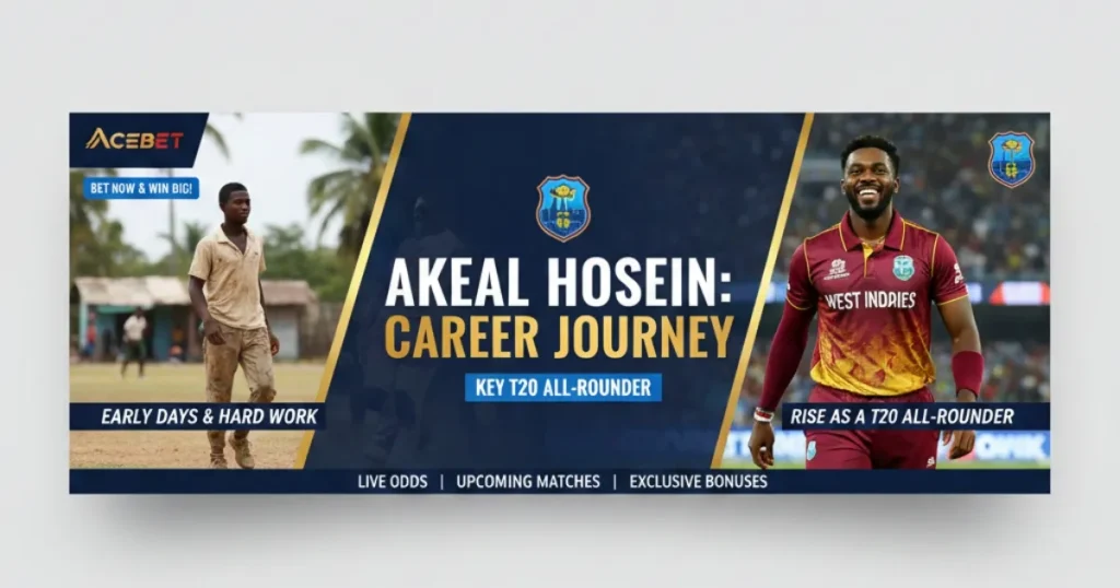 Akeal Hosein: Career Journey and Rise as a Key T20 All-Rounder
