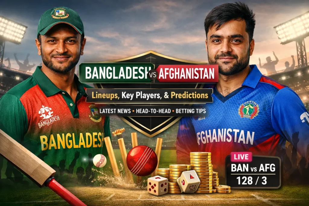 Bangladesh vs Afghanistan: Team Lineups, Captaincy & Squad Strength