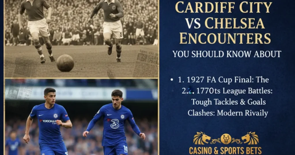 Historic Cardiff City vs Chelsea Encounters You Should Know About