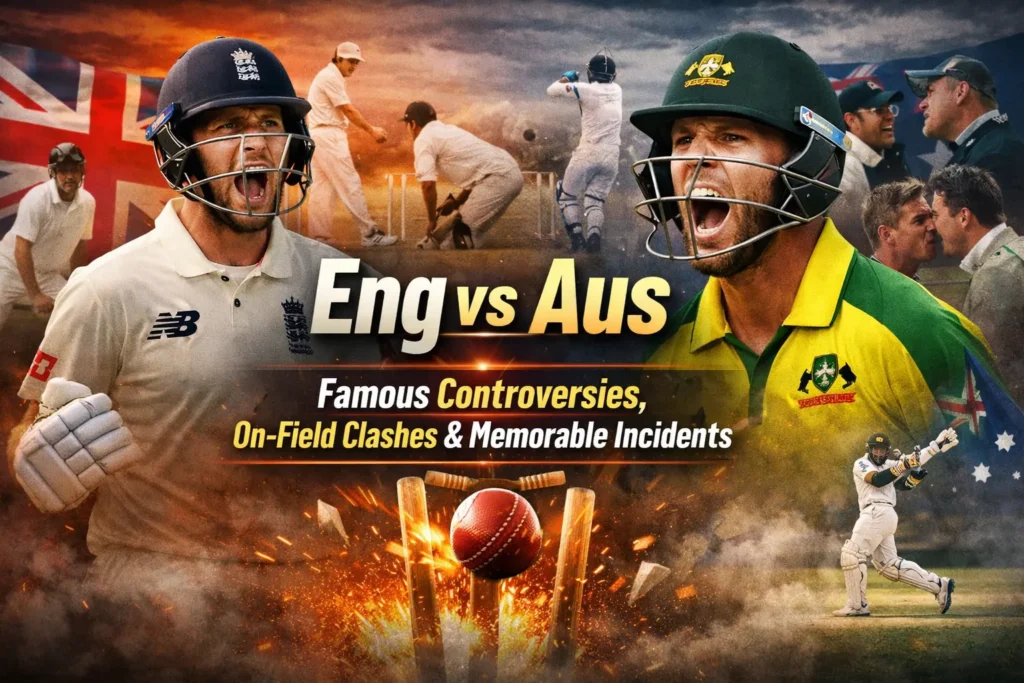 Eng vs Aus: Famous Controversies, On-Field Clashes & Memorable Incidents