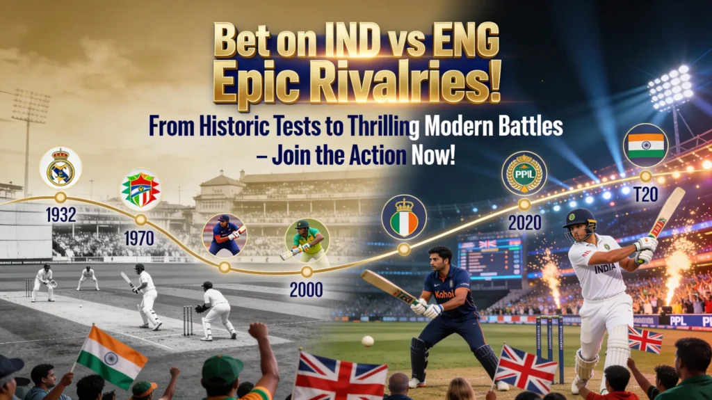 From First Test to Modern Clashes: India National Cricket Team vs England Cricket Team Timeline