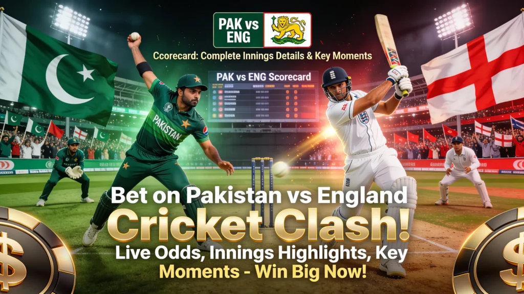 Pakistan National Cricket Team vs England Cricket Team Match Scorecard: Complete Innings Details and Key Moments