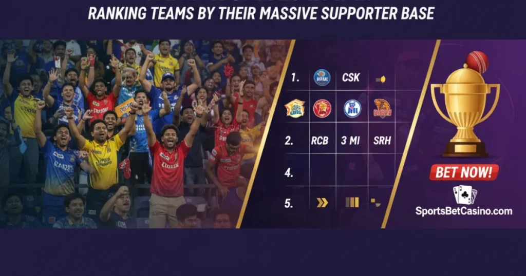 Which Team Has Most Fans in IPL and Why They Capture Hearts Nationwide