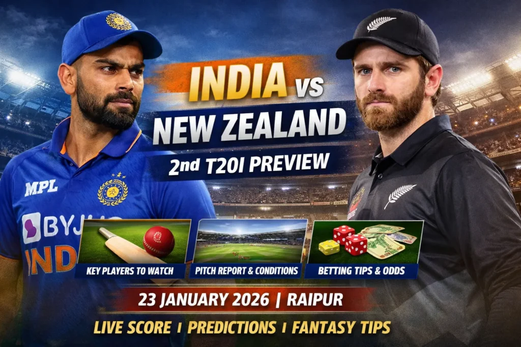 India vs New Zealand (2nd T20I)