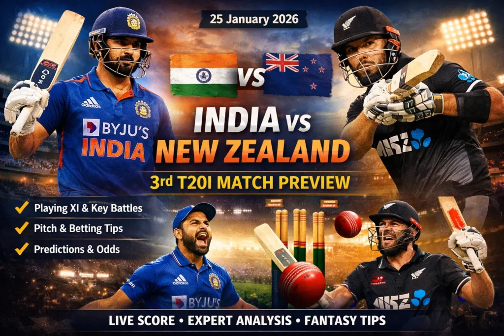 India vs New Zealand (3rd T20I)