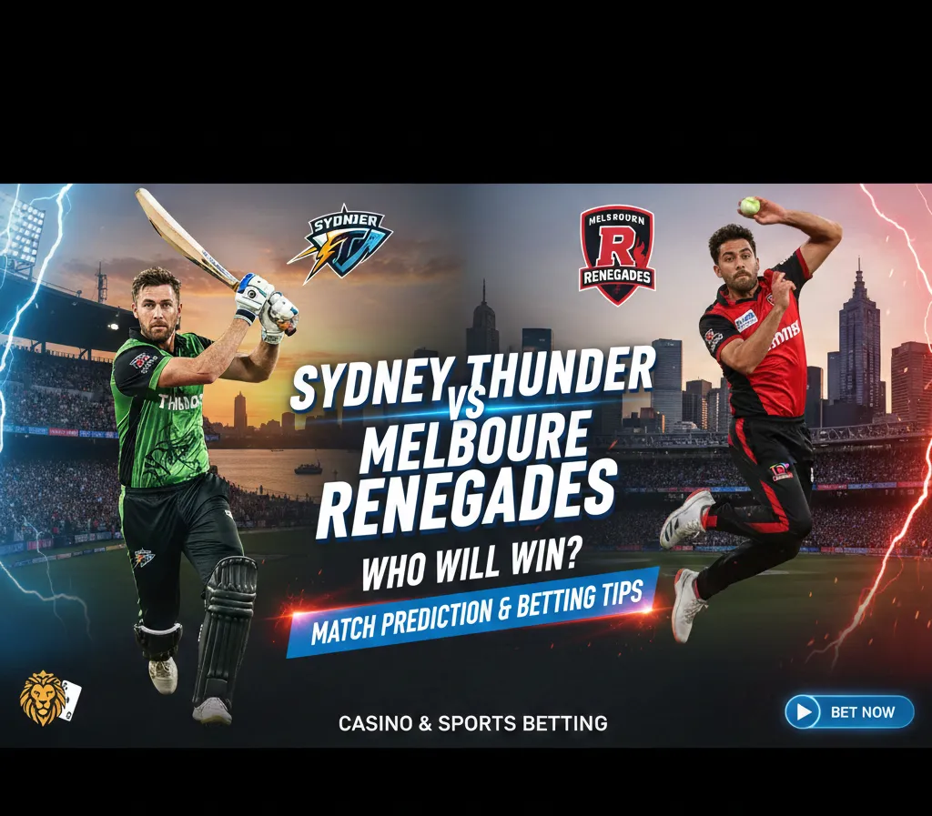 Sydney Thunder vs Melbourne Renegades: Who Will Win? Match Prediction & Betting Tips